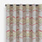 Afro Deco Blush & Olive curtain