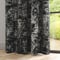 Evora Charcoal curtain