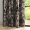 Lava Charcoal curtain