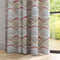 Afro Deco Blush & Olive curtain