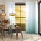 Casamance Winona White Celadon curtain