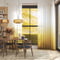 Casamance Winona White Moutarde curtain