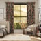 Edinburgh Weavers Zebedee Toffee curtain