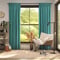 Glimmer Teal curtain
