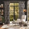 Lava Charcoal curtain