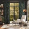 Monkey Teal curtain