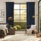 Boucle Royale Navy Blue curtain