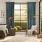 Boucle Royale Smoke Blue curtain