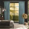 Boucle Sage Green curtain