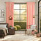 Canvas Cantaloupe Orange curtain