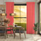 Canvas Fire Orange curtain
