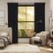 Milan Black curtain