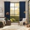 Verona Indigo Blue curtain