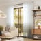Casamance Winona White Anthracite curtain