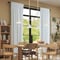 Mono Stripe White curtain