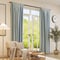 Seaton Stripe Navy curtain