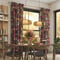 Rainforest Cranberry curtain