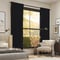 Milan Black curtain