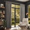 Milan Warm Grey curtain