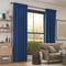 Naturo Petrol Blue curtain