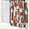 Camengo Brisbane Terracotta curtain