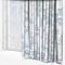Camengo Cadence Tissu Bleu Porcelaine curtain
