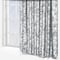 Camengo Celestine Tissu Noir Fusain curtain