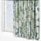 Clarke & Clarke Northia Olive and Peacock curtain