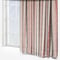 Delamere Stripe Rosso curtain