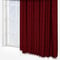 Fryetts Lux Boucle Rosso curtain