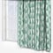 Tribeca Teal curtain