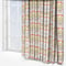 Touched By Design Afro Deco Blush & Olive curtain