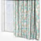 William Morris Golden Lily Linen and Teal curtain