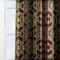 Camengo Jackson Square Terracotta curtain