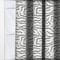 Camengo Ophea Velvet Black and White curtain