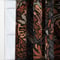 Casamance Pae Noir Ocre curtain