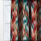 Bargello Carnival curtain
