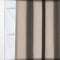 Bordeaux Putty curtain
