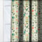 Woodland Floral Green curtain