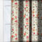 Woodland Floral Raspberry curtain