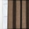 Gordon John Malaga Herringbone Chocolate curtain