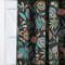 Hoopoe Charcoal curtain