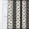 Orla Kiely Woven Acorn Cup Charcoal curtain