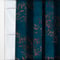 Sonova Studio Kaleidoscope Leaves Blue Rust curtain