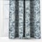 Camengo Celestine Tissu Bleu Encre curtain