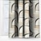 Camengo Chicago Reglisse curtain