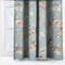 Camengo Gavotte Tissu Bleu Doux curtain