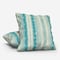 Delamere Stripe Teal cushion