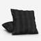 Fryetts Mono Stripe Black cushion