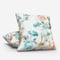 Wild Garden Cotton Coral cushion